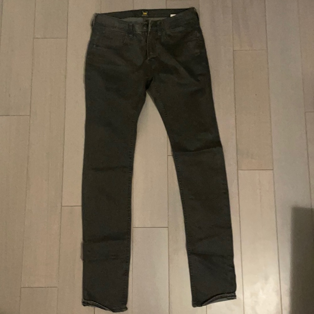 Dark Gray Slim Luke Jeans By Lee